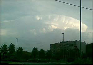 Episodio de convección profunda estacionaria en la Ribera Baixa del Xúquer 23/09/2008