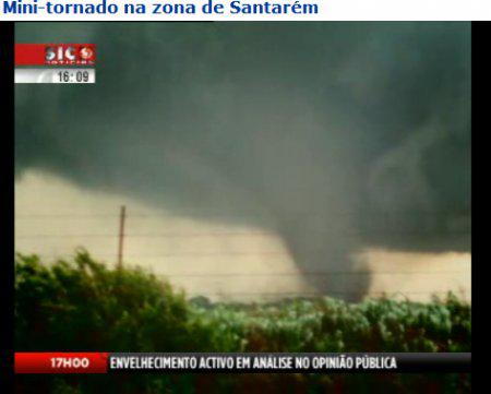 Tornado en Portugal - 09/04/2008