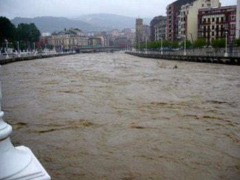 Inundaciones en Bilbao
